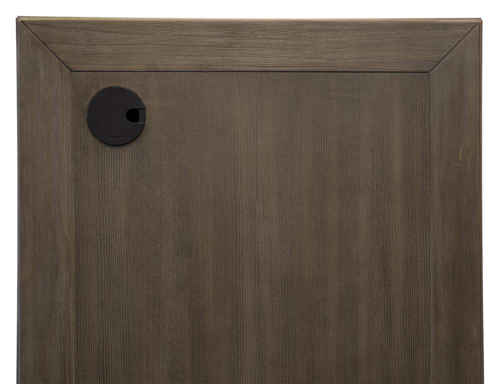 Martin Furniture - Carson Wood Double Pedestal Executive Desk, Gray - IMCA680 veiw 4