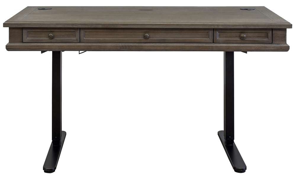 Martin Furniture - Carson Wood Electronic Sit/Stand Desk, Gray - IMCA384T-Kit veiw 6