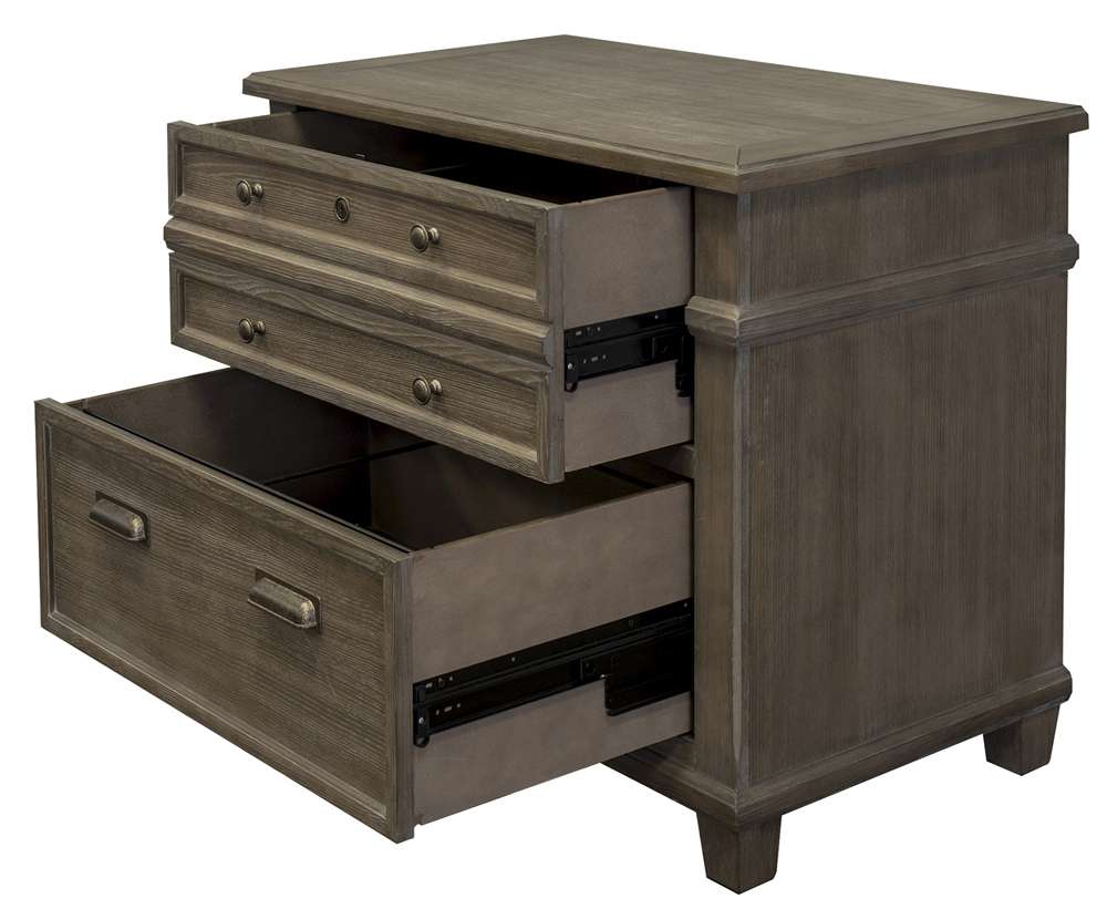 Martin Furniture - Carson Wood Lateral File, Gray - IMCA450 veiw 2