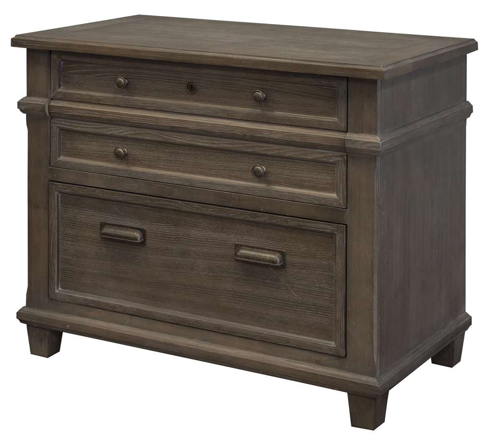 Martin Furniture - Carson Wood Lateral File, Gray - IMCA450 veiw 5