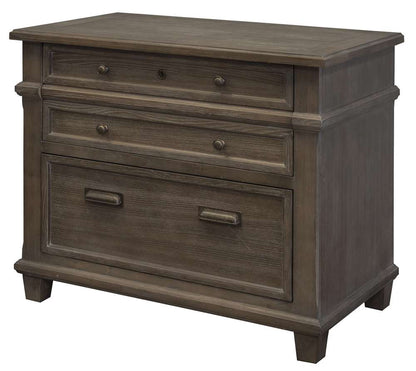 Martin Furniture - Carson Wood Lateral File, Gray - IMCA450 veiw 5