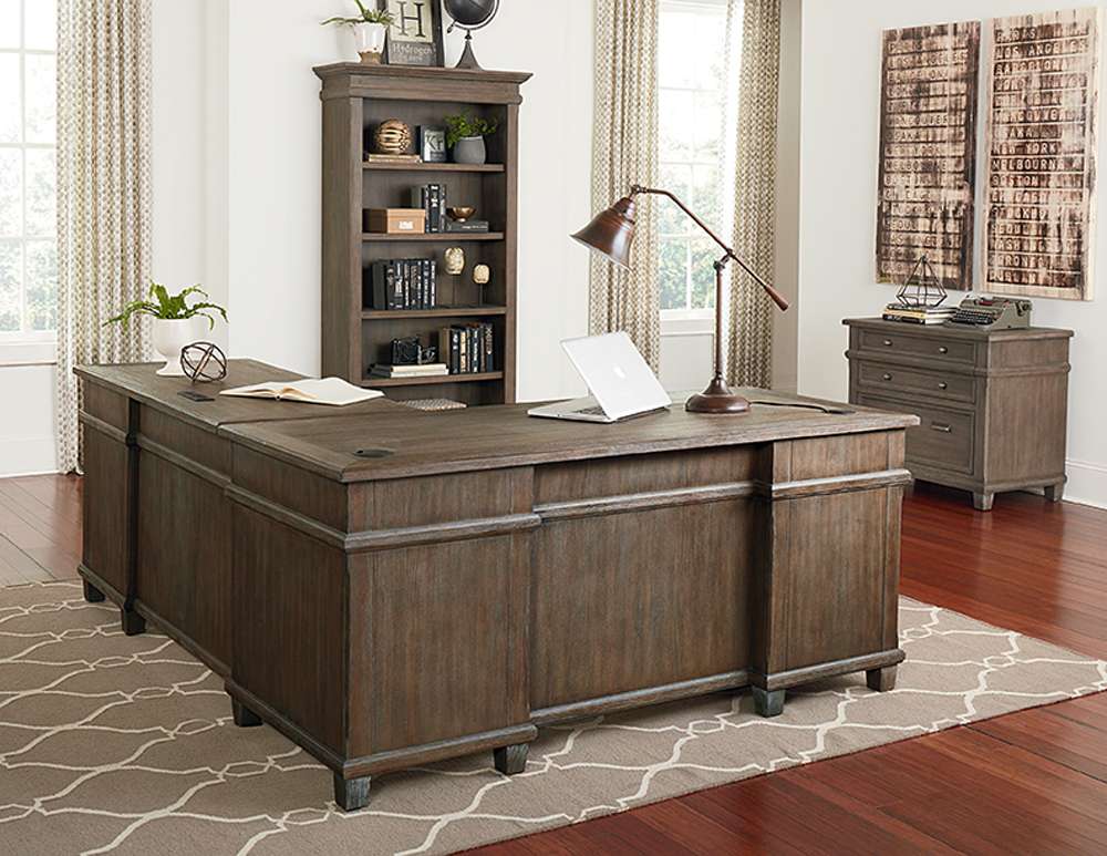Martin Furniture - Carson Wood Lateral File, Gray - IMCA450 veiw 6