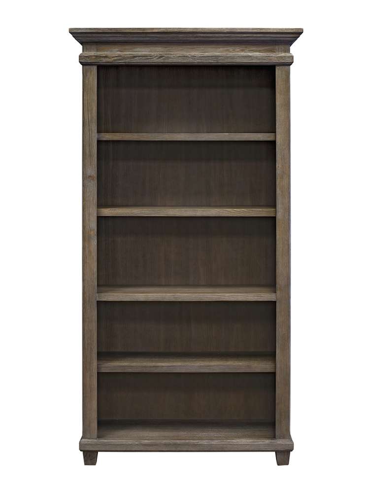 Martin Furniture - Carson Wood Open Bookcase, Gray - IMCA4076 veiw 2