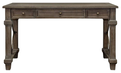 Martin Furniture - Carson Wood Writing Desk, Gray - IMCA384 veiw 6