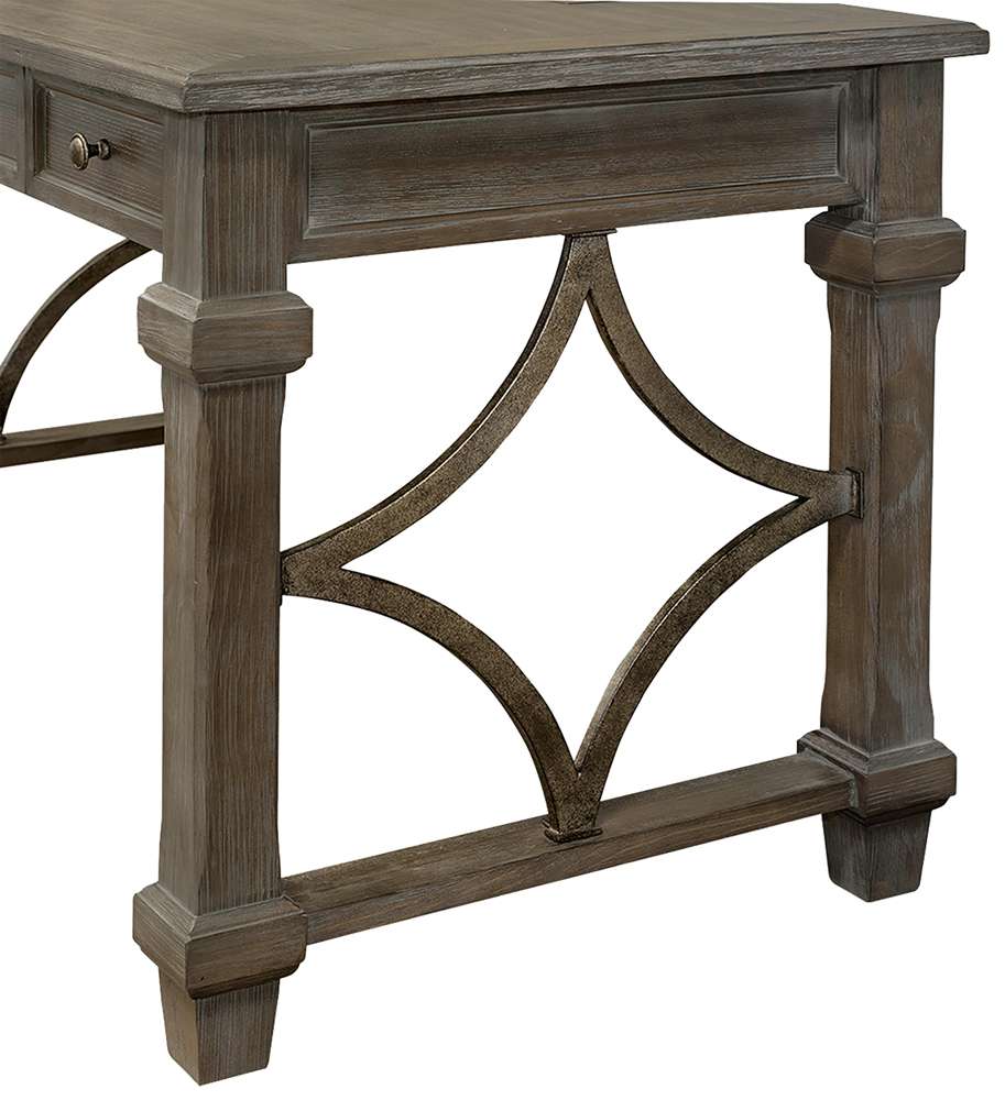 Martin Furniture - Carson Wood Writing Desk, Gray - IMCA384 veiw 7