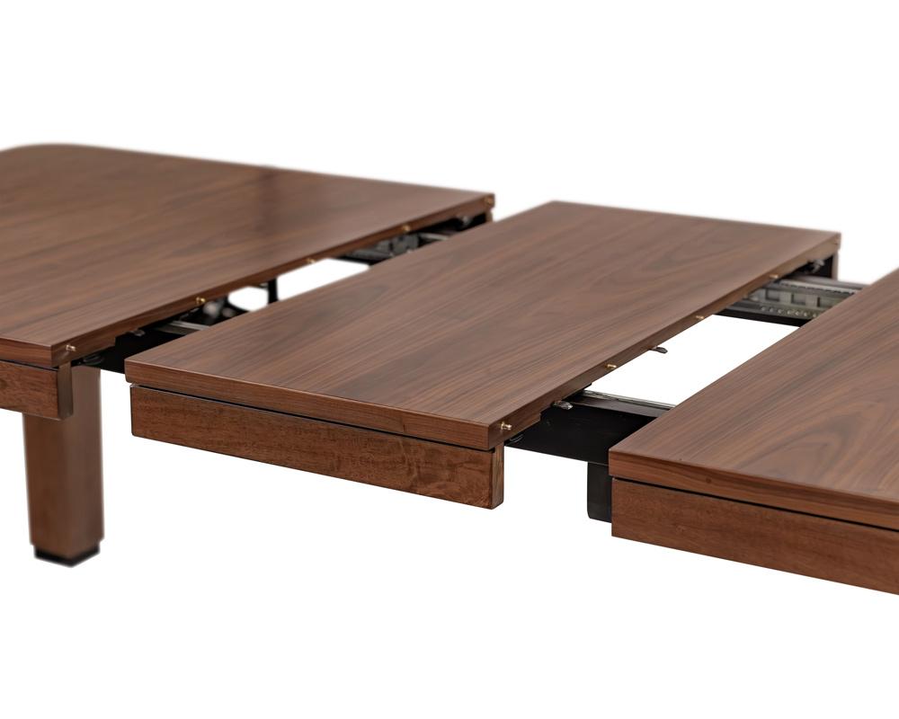 Martin Furniture - Cupertino - Mid-Century Modern Wood Kitchen Dining Table, Brown - IMCU7240 veiw 4