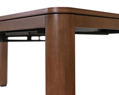 Martin Furniture - Cupertino - Mid-Century Modern Wood Kitchen Dining Table, Brown - IMCU7240 veiw 6