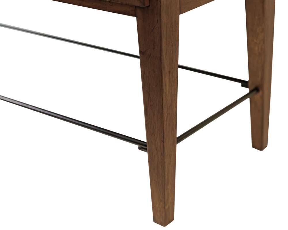 Martin Furniture - Delray - Mid-century Modern Glass Door Bookcase/ Display, Office Bookcase/Display, Accent Bookcase/Display, Brown - IMDY3872D veiw 5
