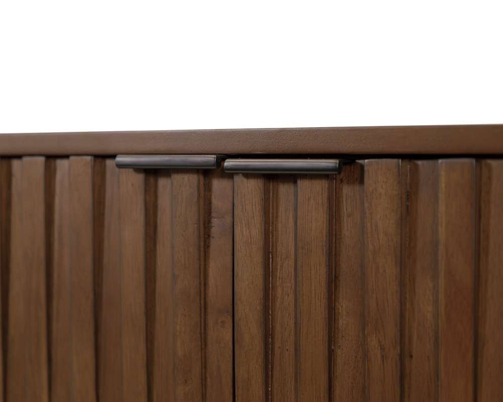 Martin Furniture - Delray - Mid-century Modern Console/Credenza, Office Console, Accent Credenza, Brown - IMDY370 veiw 4