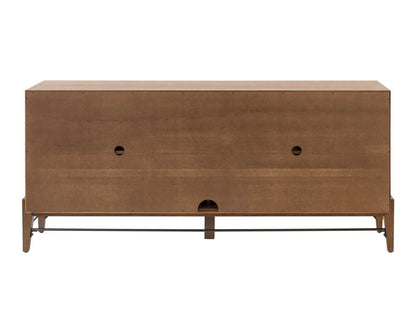 Martin Furniture - Delray - Mid-century Modern Console/Credenza, Office Console, Accent Credenza, Brown - IMDY370 veiw 5