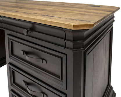 Martin Furniture - Sonoma Double Pedestal Executive Desk, Fully Assembled, Brown - IMSA680 veiw 7