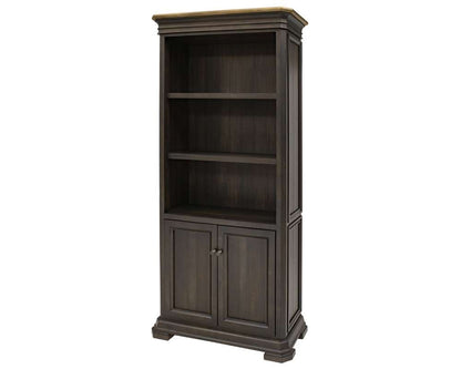 Martin Furniture - Sonoma Executive Bookcase With Doors, Fully Assembled, Brown - IMSA3678D veiw 1