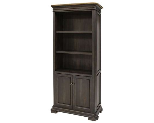 Martin Furniture - Sonoma Executive Bookcase With Doors, Fully Assembled, Brown - IMSA3678D veiw 1