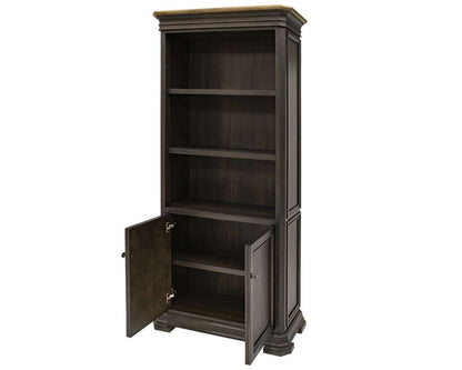 Martin Furniture - Sonoma Executive Bookcase With Doors, Fully Assembled, Brown - IMSA3678D veiw 2