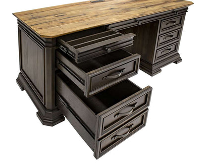 Martin Furniture - Sonoma Executive Credenza, Fully Assembled, Brown - IMSA689 veiw 6