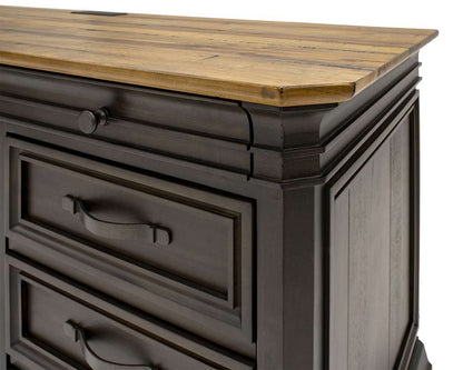 Martin Furniture - Sonoma Executive Credenza, Fully Assembled, Brown - IMSA689 veiw 9