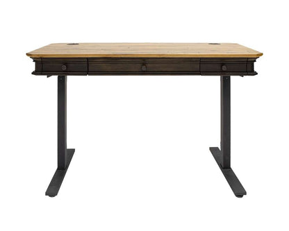 Martin Furniture - Sonoma Executive Electric Sit/Stand Desk With Solid Plank Top, Brown - IMSA384T-KIT veiw 6