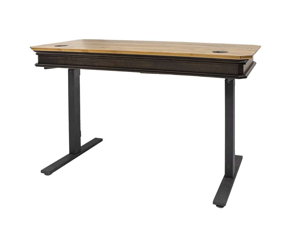 Martin Furniture - Sonoma Executive Electric Sit/Stand Desk With Solid Plank Top, Brown - IMSA384T-KIT veiw 7