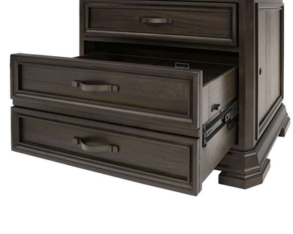 Martin Furniture - Sonoma Executive Lateral File With Locking Legal/Letter File Drawer, Fully Assembled, Brown - IMSA450 veiw 3