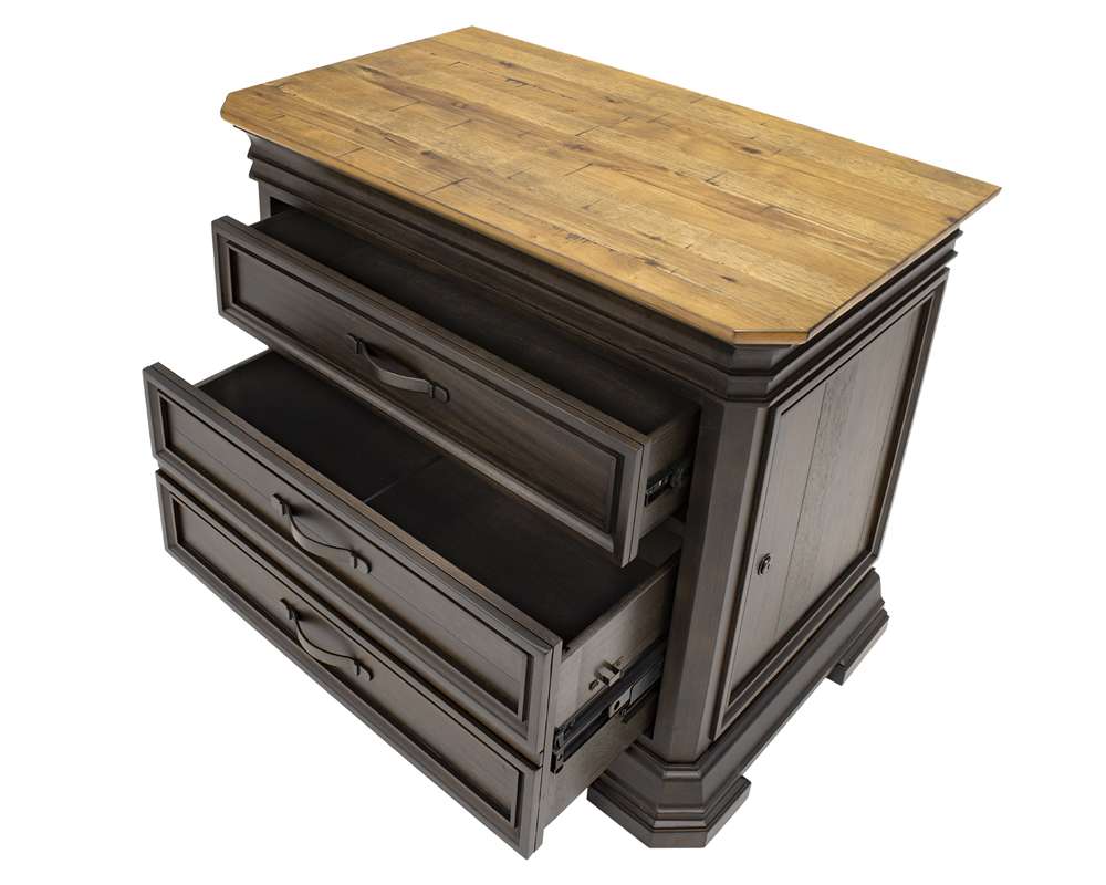 Martin Furniture - Sonoma Executive Lateral File With Locking Legal/Letter File Drawer, Fully Assembled, Brown - IMSA450 veiw 5