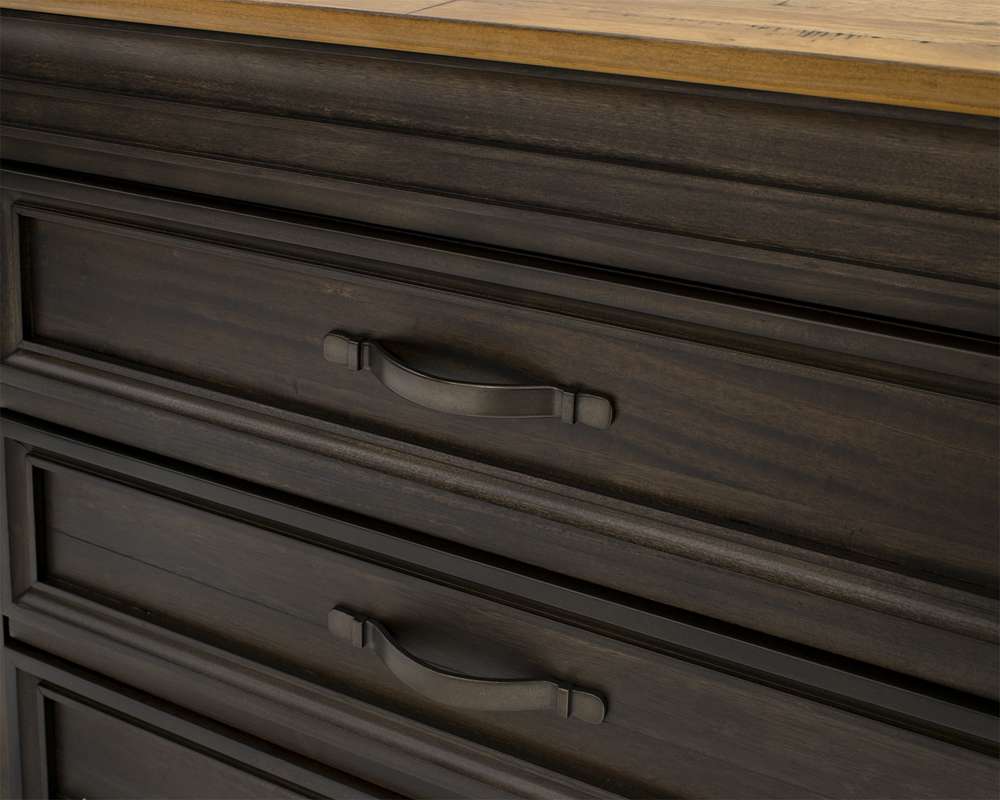 Martin Furniture - Sonoma Executive Lateral File With Locking Legal/Letter File Drawer, Fully Assembled, Brown - IMSA450 veiw 7
