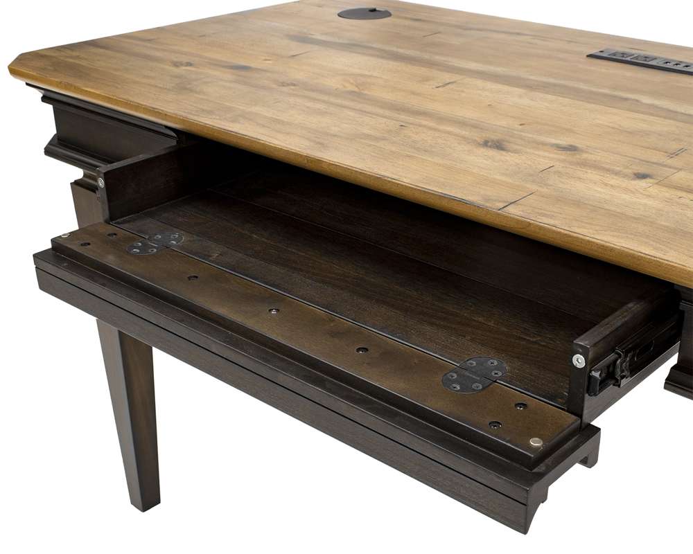 Martin Furniture - Sonoma Executive Writing Desk, Brown - IMSA384 veiw 4
