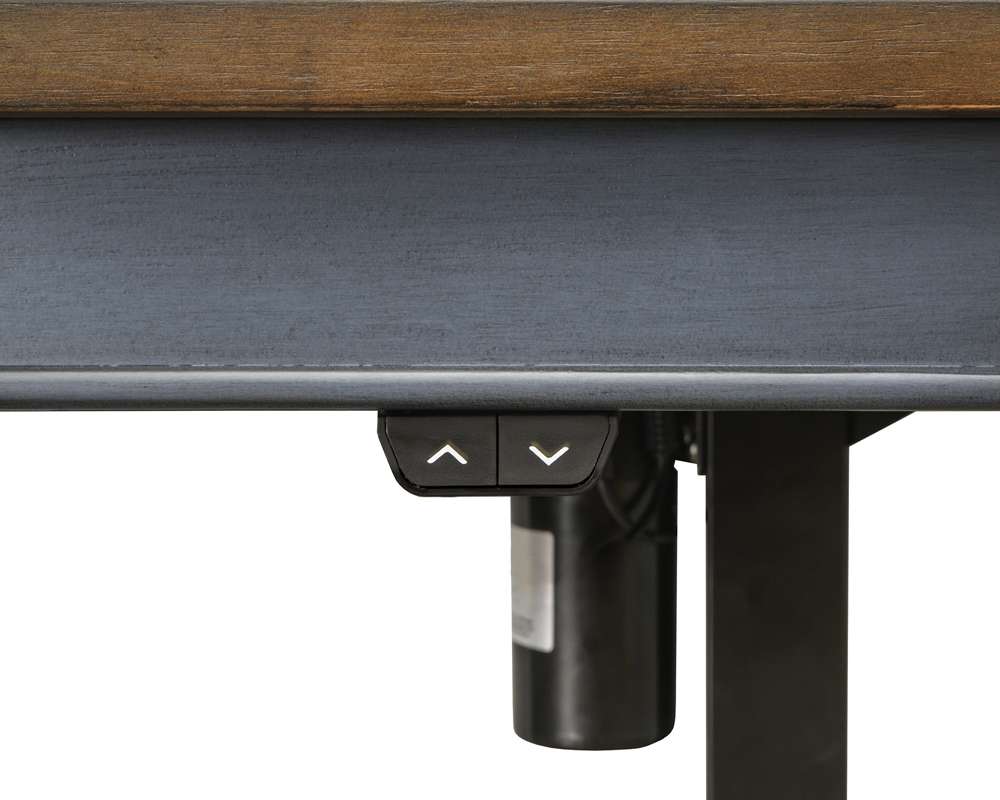 Martin Furniture - Soho Farmhouse Electric Sit/Stand Desk, Blue - IMFT384TB-Kit veiw 3