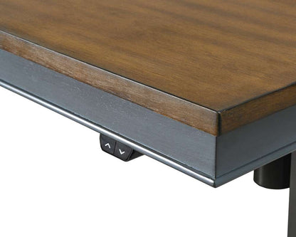 Martin Furniture - Soho Farmhouse Electric Sit/Stand Desk, Blue - IMFT384TB-Kit veiw 5