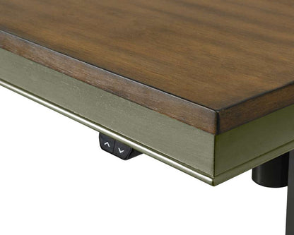 Martin Furniture - Soho Farmhouse Electric Sit/Stand Desk, Green - IMFT384TG-Kit veiw 6