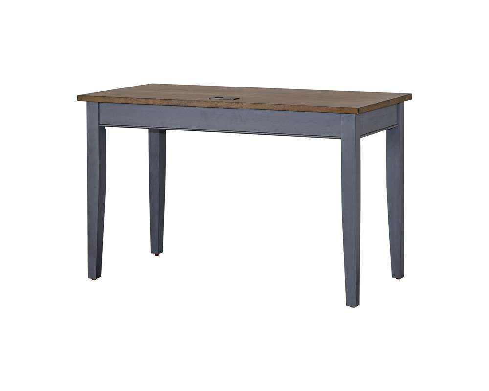 Martin Furniture - Soho Farmhouse Wood Writing Desk, Blue - IMFT384B veiw 6