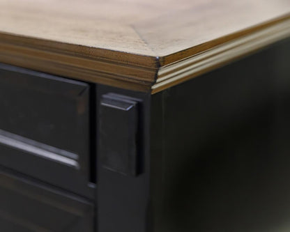 Martin Furniture - Hartford 76 in Traditional Fireplace Console In Black - IMHF370FP veiw 8