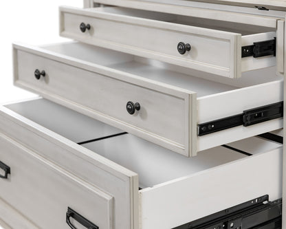 Martin Furniture - Hartford - Hartford Wood Drop-Lid Secretary Desk, Fully Assembled, White - IMHF550W view 3