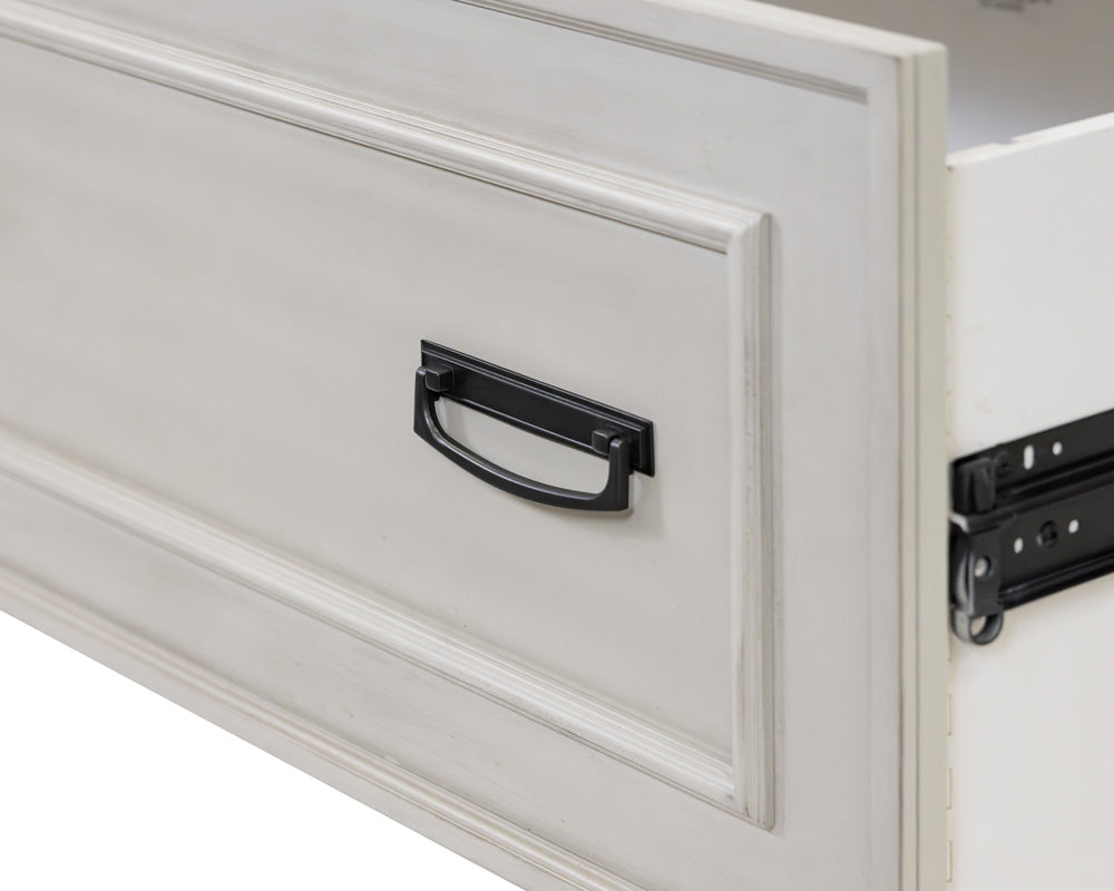 Martin Furniture - Hartford - Hartford Wood Drop-Lid Secretary Desk, Fully Assembled, White - IMHF550W view 6