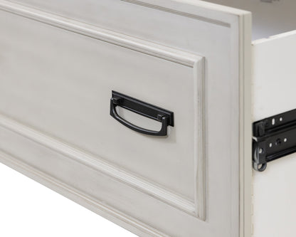 Martin Furniture - Hartford - Hartford Wood Drop-Lid Secretary Desk, Fully Assembled, White - IMHF550W view 6