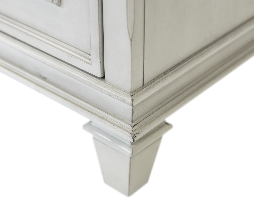Martin Furniture - Hartford - Hartford Wood Drop-Lid Secretary Desk, Fully Assembled, White - IMHF550W view 7