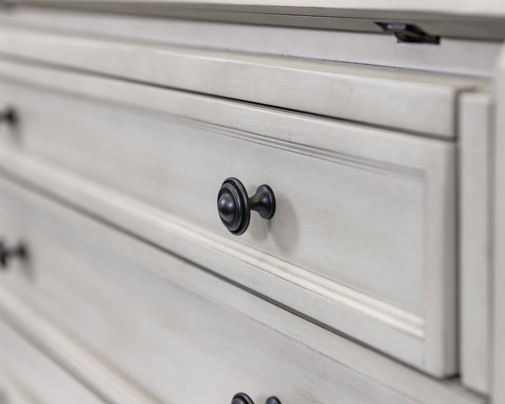 Martin Furniture - Hartford - Hartford Wood Drop-Lid Secretary Desk, Fully Assembled, White - IMHF550W view 8