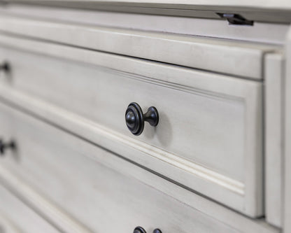 Martin Furniture - Hartford - Hartford Wood Drop-Lid Secretary Desk, Fully Assembled, White - IMHF550W view 8