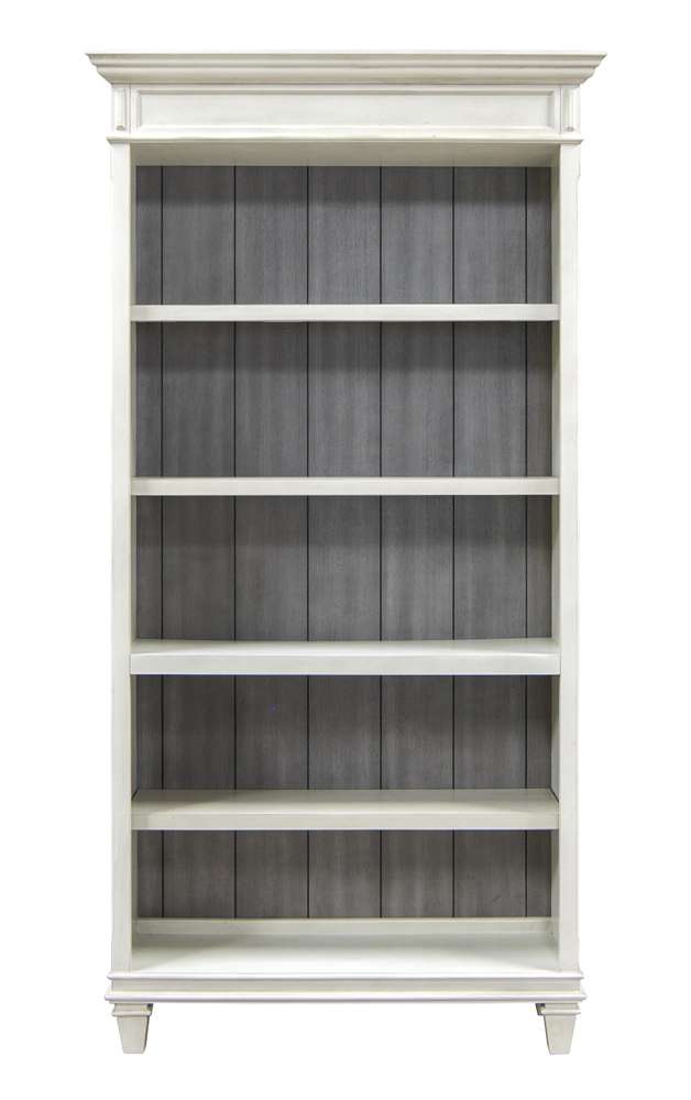Martin Furniture - Hartford Open Wood Bookcase, White - IMHF4078W veiw 2