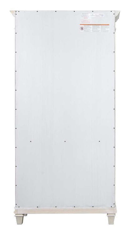Martin Furniture - Hartford Wood Bookcase With Doors, Antique White - IMHF4078DW view 3