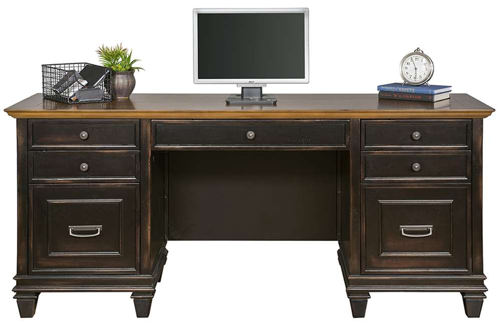 Martin Furniture - Hartford Wood Credenza, Black - IMHF689 veiw 1