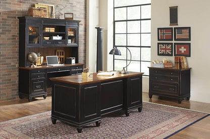 Martin Furniture - Hartford Wood Credenza, Black - IMHF689 veiw 5