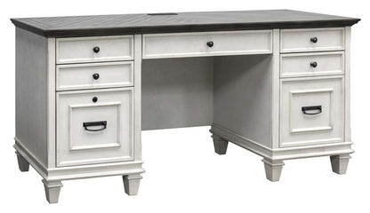 Martin Furniture - Hartford Wood Credenza, White - IMHF689W veiw 1