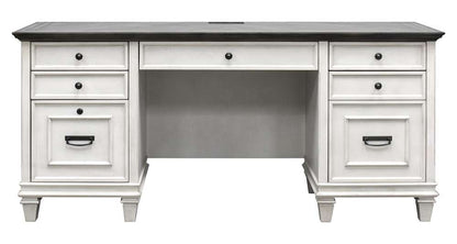 Martin Furniture - Hartford Wood Credenza, White - IMHF689W veiw 3