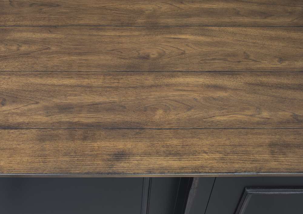 Martin Furniture - Hartford Wood Double Pedestal Desk, Black - IMHF680 veiw 9