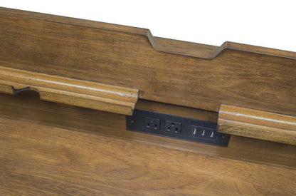 Martin Furniture - Hartford Wood Electric Sit/Stand Desk, Black - IMHF384T-Kit veiw 4
