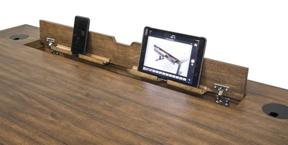Martin Furniture - Hartford Wood Electric Sit/Stand Desk, Black - IMHF384T-Kit veiw 5