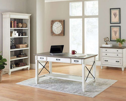 Martin Furniture - Hartford Wood Lateral File With Locking Legal/Letter File Drawer, White - IMHF450W view 4