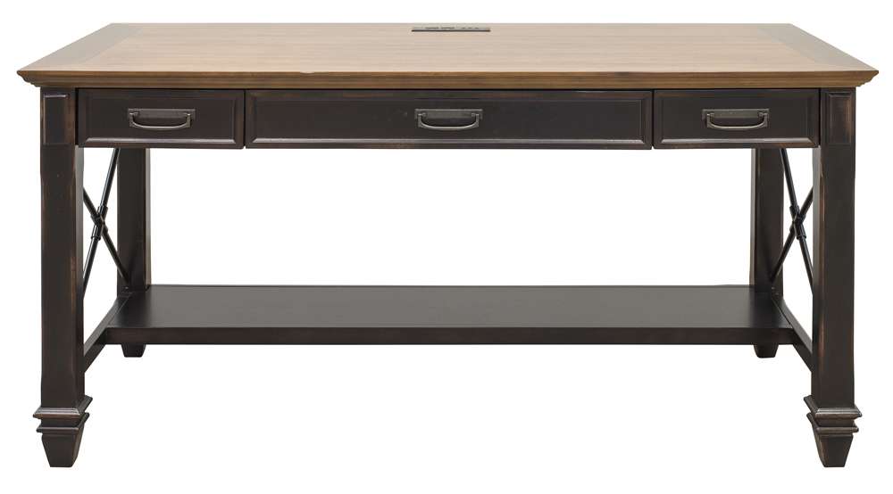 Martin Furniture - Hartford Wood Writing Desk, Black - IMHF384 veiw 1