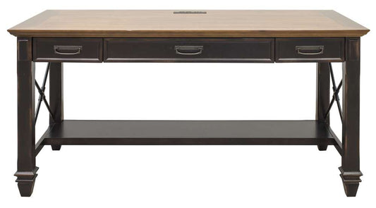 Martin Furniture - Hartford Wood Writing Desk, Black - IMHF384 veiw 1