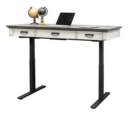 Martin Furniture - Hartford Wood Writing Desk, White - IMHF384TW-Kit veiw 1